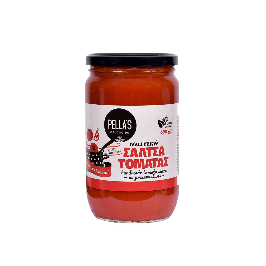 Σπιτική Σάλτσα Τομάτας 690gr Pella's Delicacies