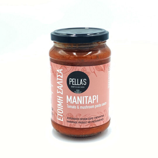 Σάλτσα Τομάτας με Μανιτάρι 360gr Pella's Delicacies