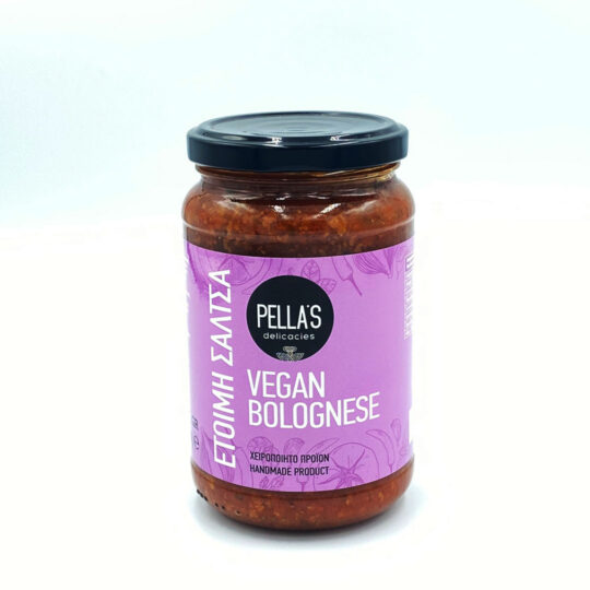 Σάλτσα Τομάτας Vegan Bolognese 360gr Pella's Delicacies