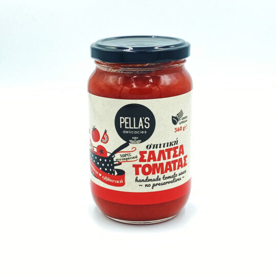 Σπιτική Σάλτσα Τομάτας 360gr Pella's Delicacies