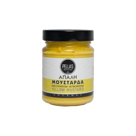 Μουστάρδα Απαλή 270gr Pella's Delicacies