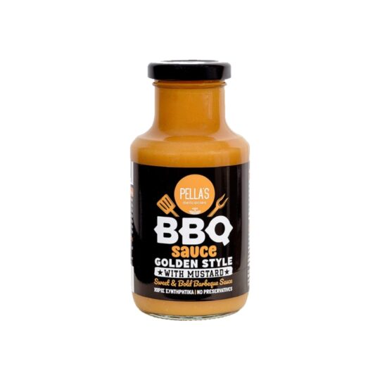 BBQ Sauce Golden Style με Μουστάρδα 300gr Pella's Delicacies