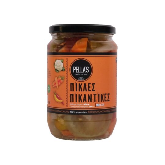 Πίκλες Πικάντικες 680gr Pella's Delicacies