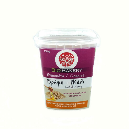 Μπισκότα Βρώμη & Μέλι Bio 150gr Οικοπάλ