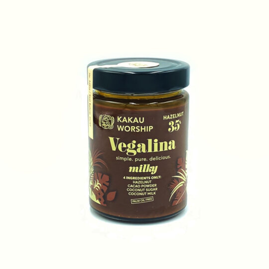Πραλίνα Φουντουκιού Vegalina Milky Bio 35% 350gr Kakau Worship