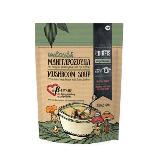 Μανιταρόσουπα Βελουτέ Στιγμιαία 40g Μανιτάρια Δίρφυς
