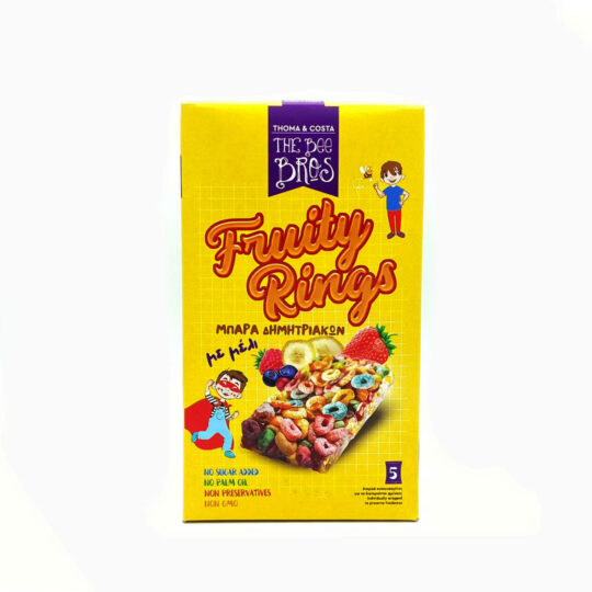 Μπάρες Δημητριακών με Μέλι & Φρούτα 5x25gr The Bee Bros