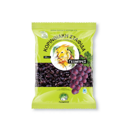 Σταφίδα Κορινθιακή 200gr Γεωμπρές