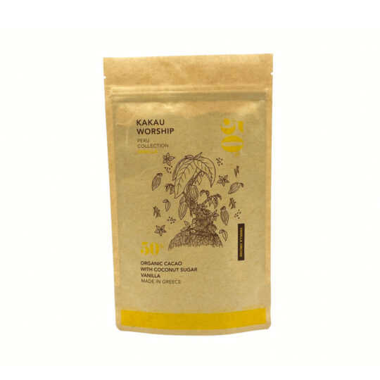 Ρόφημα Σοκολάτας Βανίλια 50% 150gr Kakau Worship