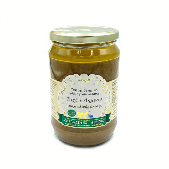 Ταχίνι Ολικής Άλεσης Λήμνου 700gr Αχιλλαδέλης