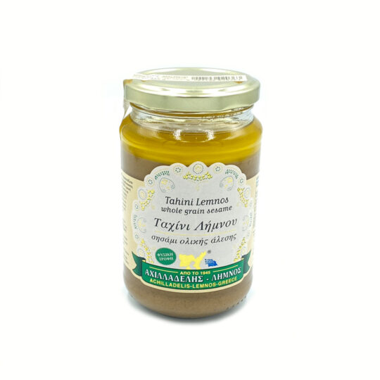 Ταχίνι Ολικής Άλεσης Λήμνου 350gr Αχιλλαδέλης
