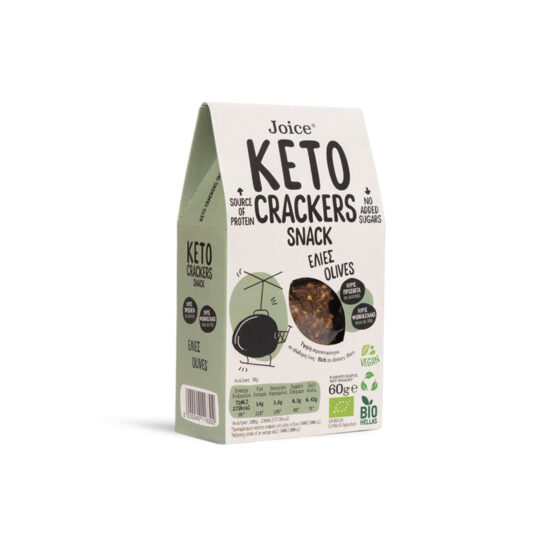 Κράκερ με Ελιές Bio 60gr Keto Crackers Joice