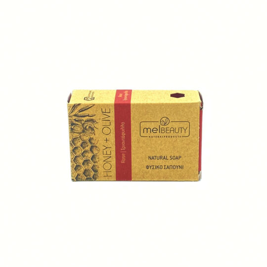 Σαπούνι Ελαιολάδου με Άρωμα Τριαντάφυλλο Mel Beauty 85g