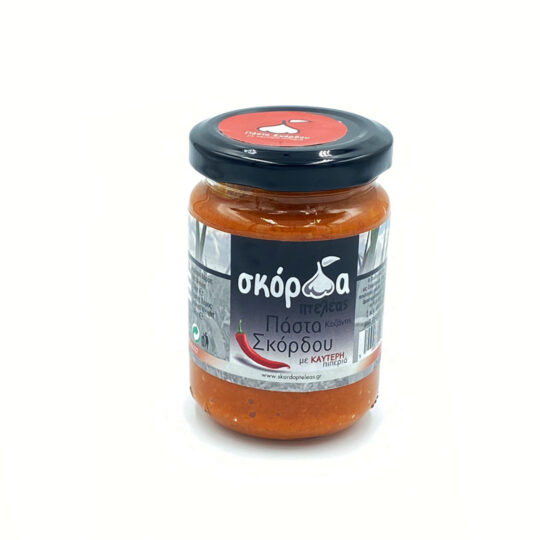 Πάστα Σκόρδου με Καυτερή Πιπεριά 130g Σκόρδα Πτελέας
