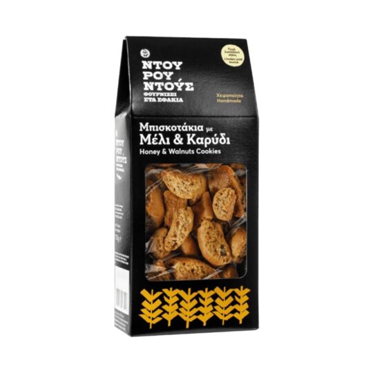 Μπισκοτάκια με Μέλι & Καρύδι 150g Ντουρουντούς