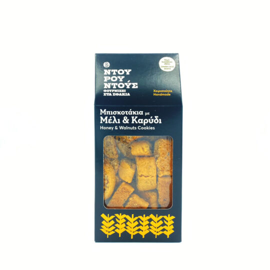 Μπισκοτάκια με Μέλι & Καρύδι 150g Ντουρουντούς