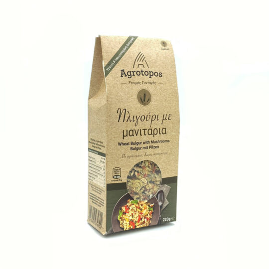 Πλιγούρι με Μανιτάρια 220g Agrotopos