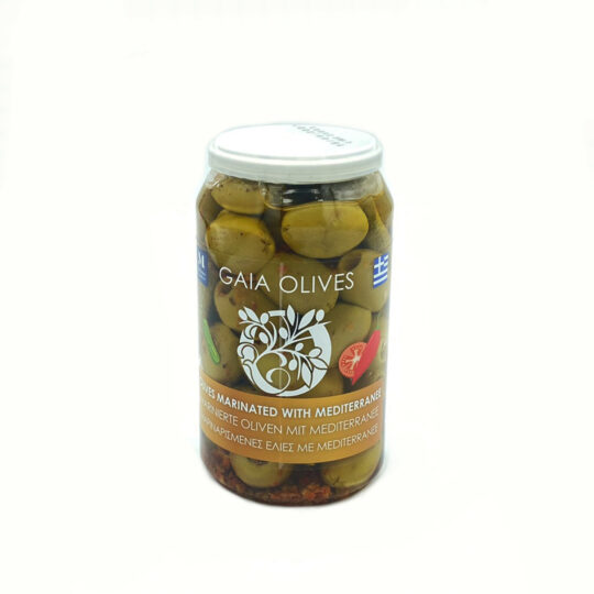 Ελιές Πράσινες Μαριναρισμένες 180g Gaia Olives