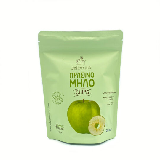 Σνακ Chips Πράσινο Μήλο 20g Pelian Lab