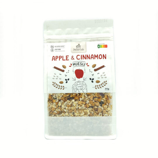 Μούσλι Μήλο & Κανέλα Κεϋλάνης 315g Pelian Lab