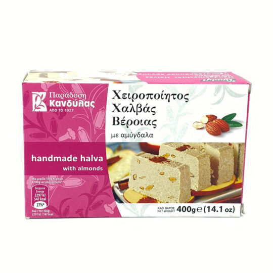 Χαλβάς Χειροποίητος Βέροιας με Αμύγδαλα 400g Κανδύλας