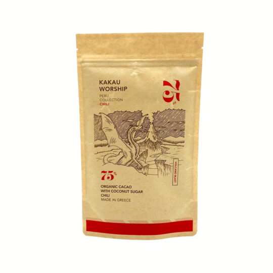 Ρόφημα σοκολάτας με Τσίλι 75% 150gr Kakau Worship