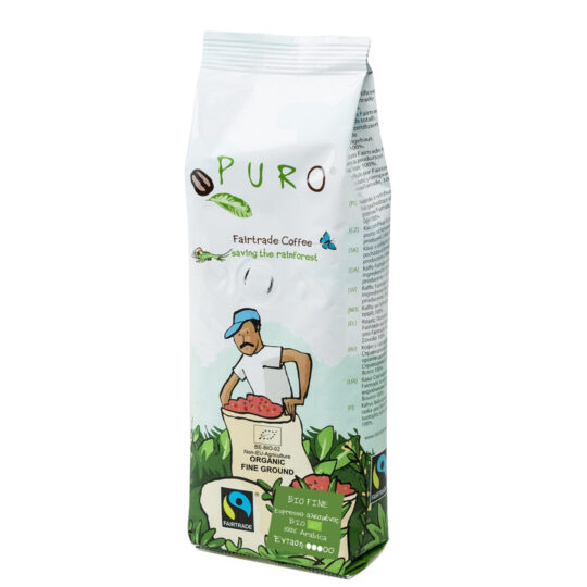 Καφές Espresso Puro Fairtrade Βio Fine Αλεσμένος 250gr