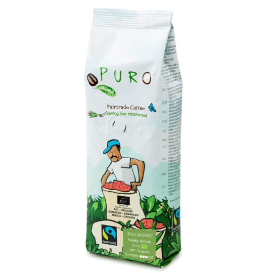Καφές Φίλτρου Puro Fairtrade Βio Αλεσμένος 250gr