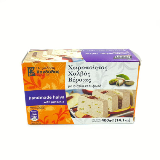 Χαλβάς Χειροποίητος με Φυστίκι Κελυφωτό 400g Κανδύλας
