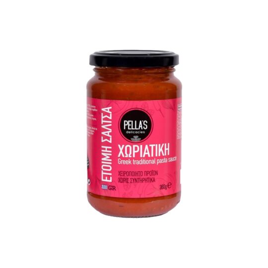 Σάλτσα Τομάτας Χωριάτικη 360gr Pella's Delicacies