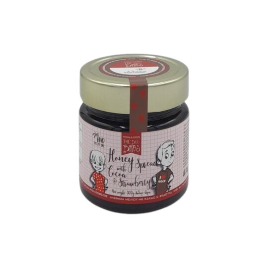 Κρέμα Μελιού με Κακάο & Φράουλα 300gr The Bee Bros