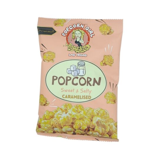 Ποπ Κορν Καραμελωμένα Γλυκά & Αλμυρά 65g PopCorn Girl