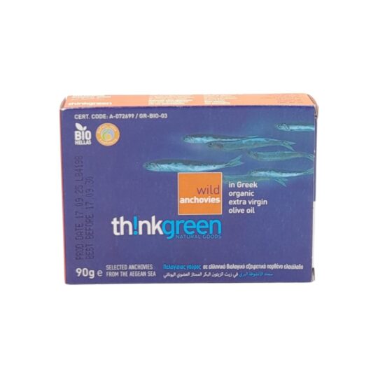 Γαύρος σε Βιολογικό Ελαιόλαδο 90g Th!nkgreen