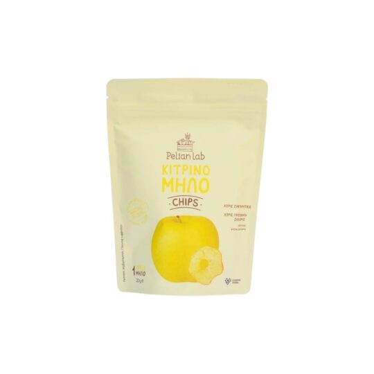 Σνακ Chips Κίτρινο Μήλο 20g Pelian Lab