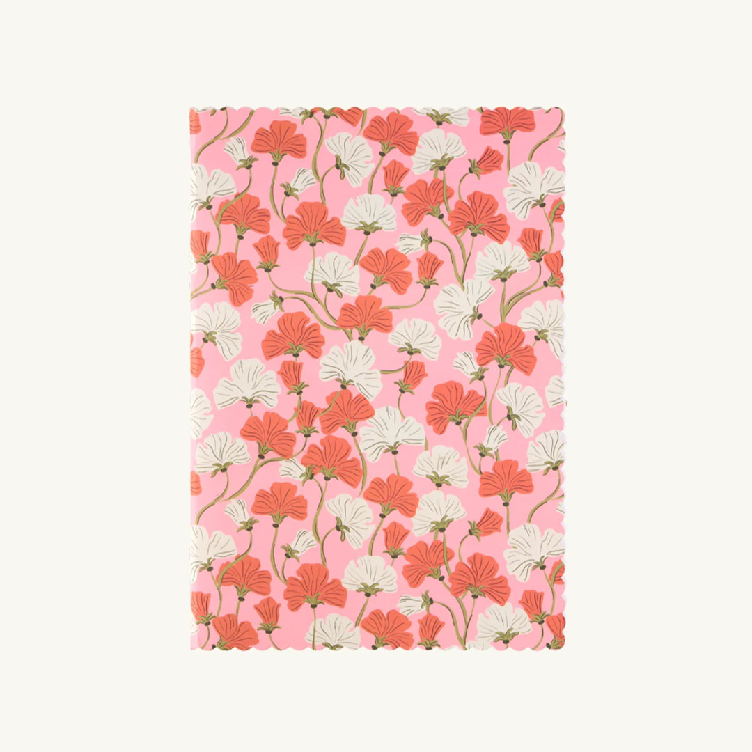 Τετράδιο Ροζ Floral 21x15cm