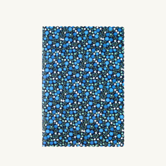 Τετράδιο Μπλε Floral 21x15cm