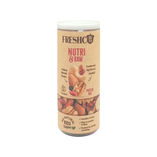 Καρποί Ξηροί Ανάλατοι Nutri & Raw 170g Freshco Nuts