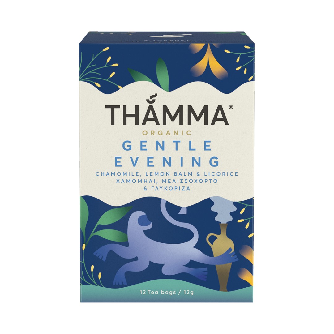 Ρόφημα Βοτάνων Bio Gentle Evening Thamma Organic (12x1g)