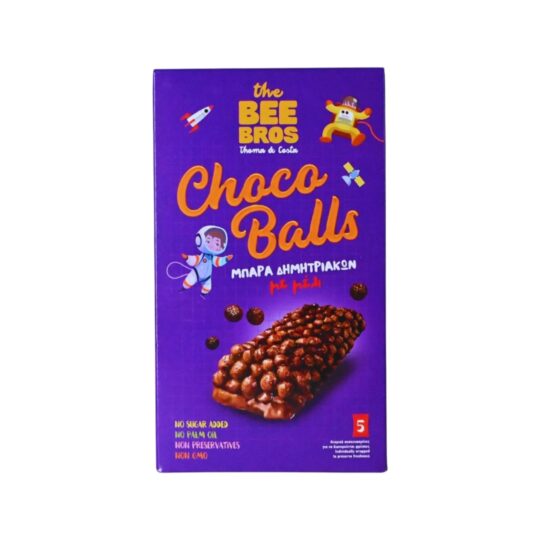 Μπάρες Δημητριακών με Μέλι & Σοκολάτα 5x25g The Bee Bros