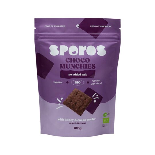 Μπισκότα Βρώμης με Μέλι & Κακάο Bio 85g Sporos
