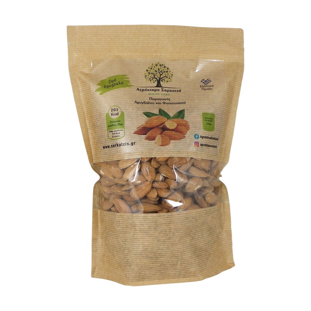 Αμύγδαλα Ωμά 1kg Αγρόκτημα Σαρκατζή