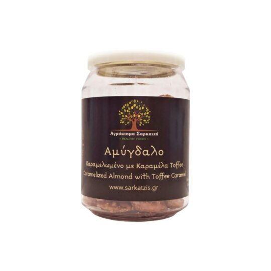 Αμύγδαλα Καραμελωμένα με Καραμέλα Toffee100g Αγρόκτημα Σαρκατζή